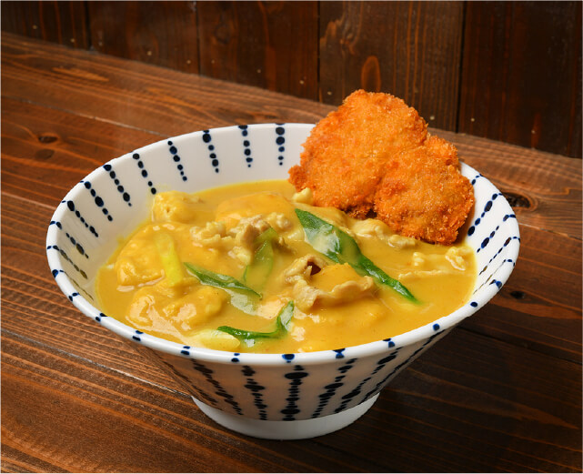 豚カレーうどん