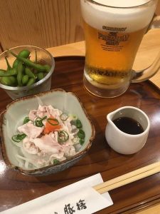 生ビール　おつまみ