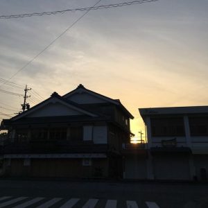 夕方の情景