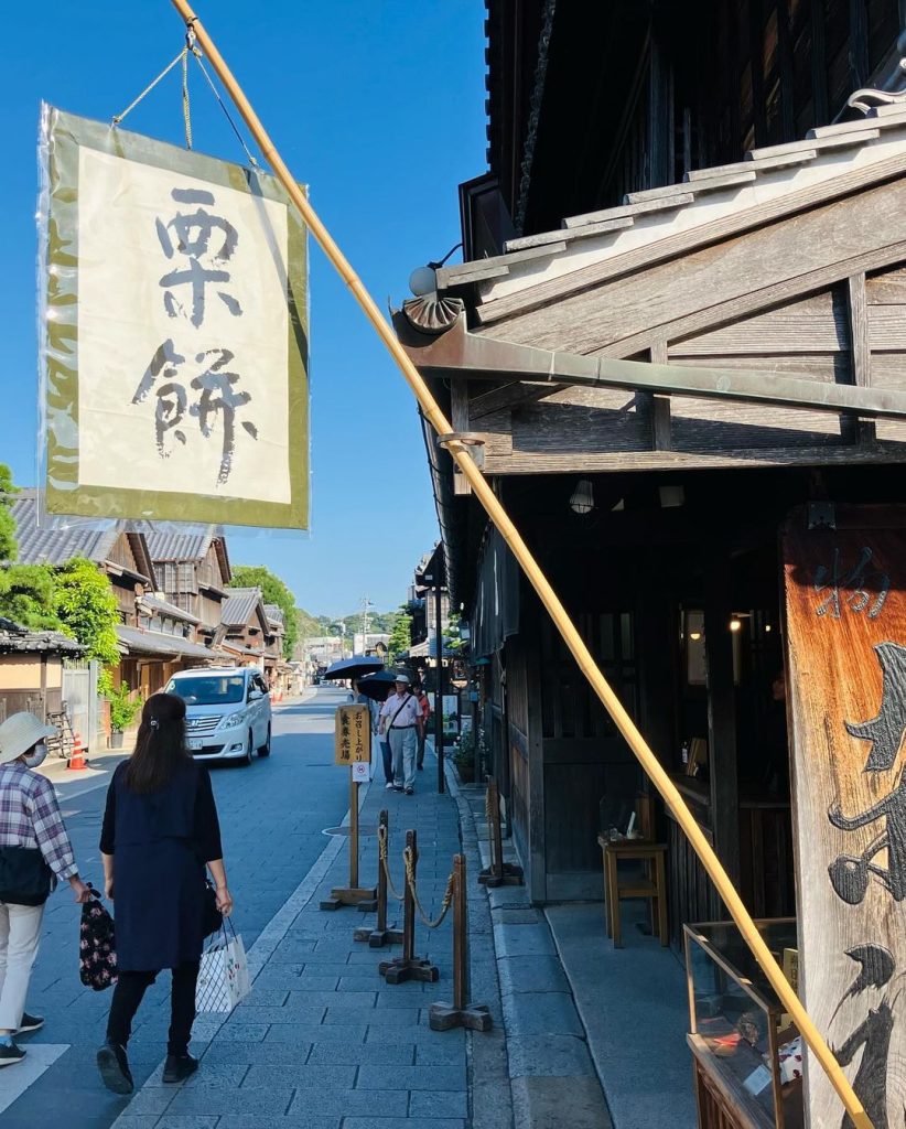 朔日餅の栗餅も大人気②