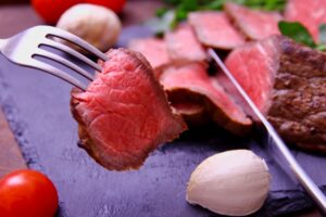黒毛和牛のローストビーフのカット